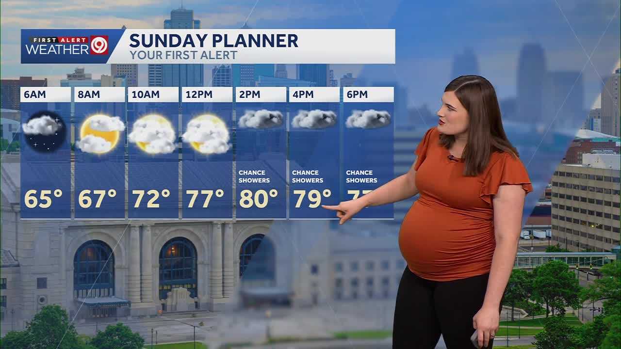 Cooler with rain chances increasing tonight into Monday AM