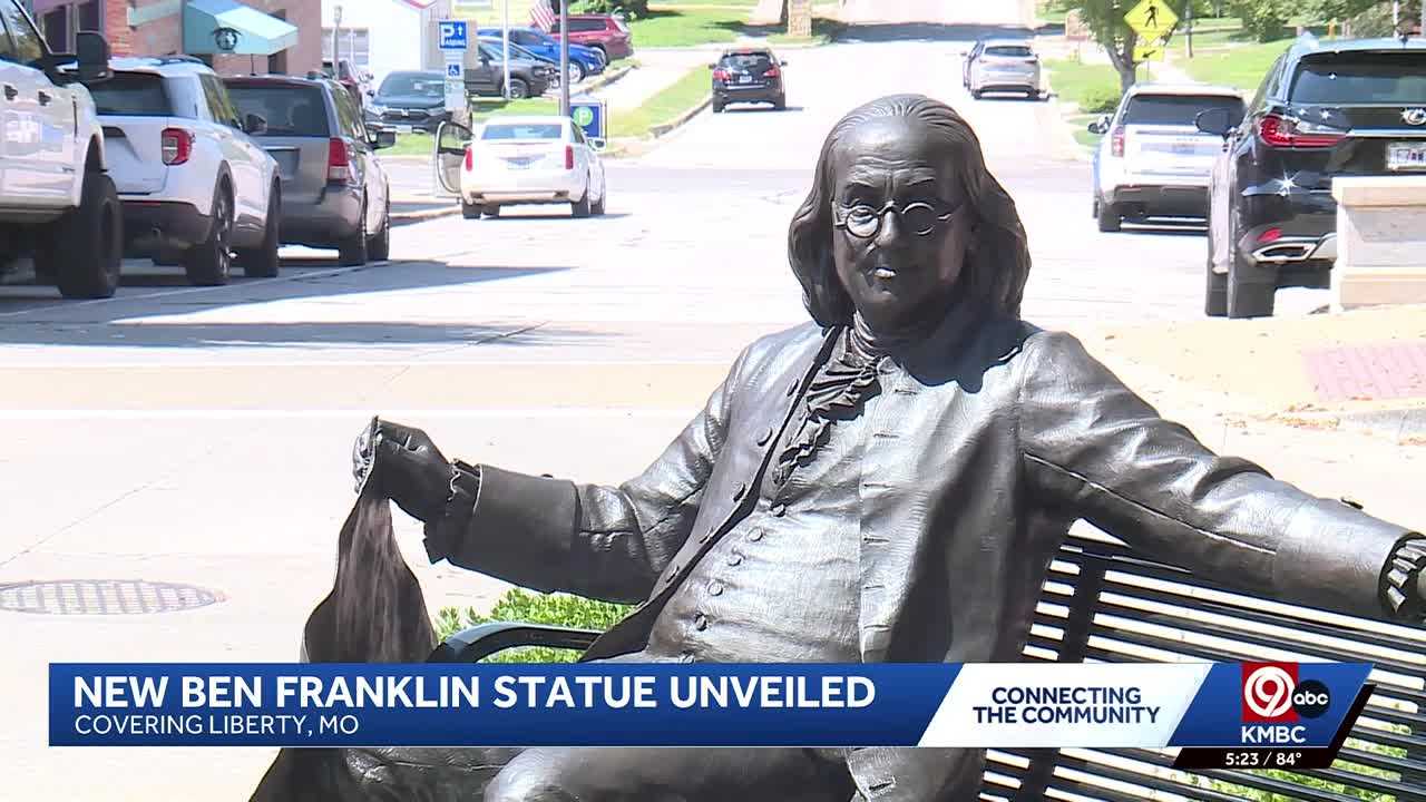 Liberty’s new Ben Franklin statue draws crowds and celebrates history